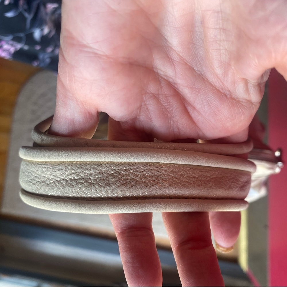 Gold Coach Poppy Signature Gorgeous Gold leather/canvas Lurex Highlight Bag NWOT - Picture 11 of 17